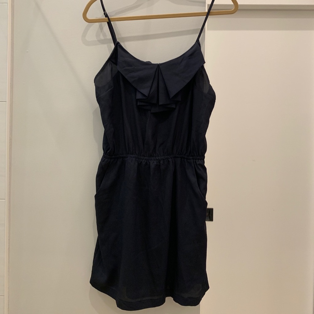 Black mini dress